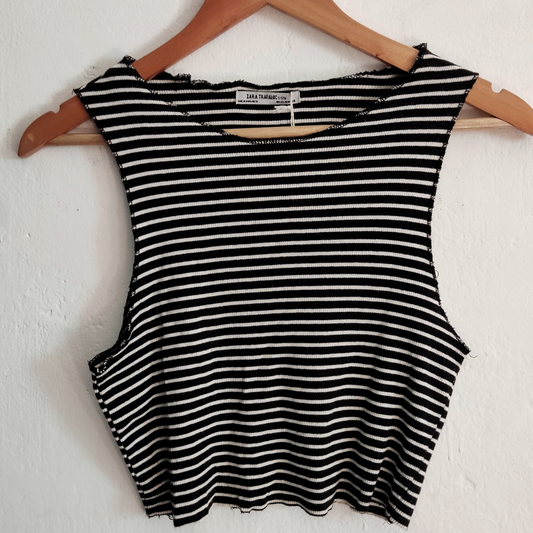 Crop top Zara talle M