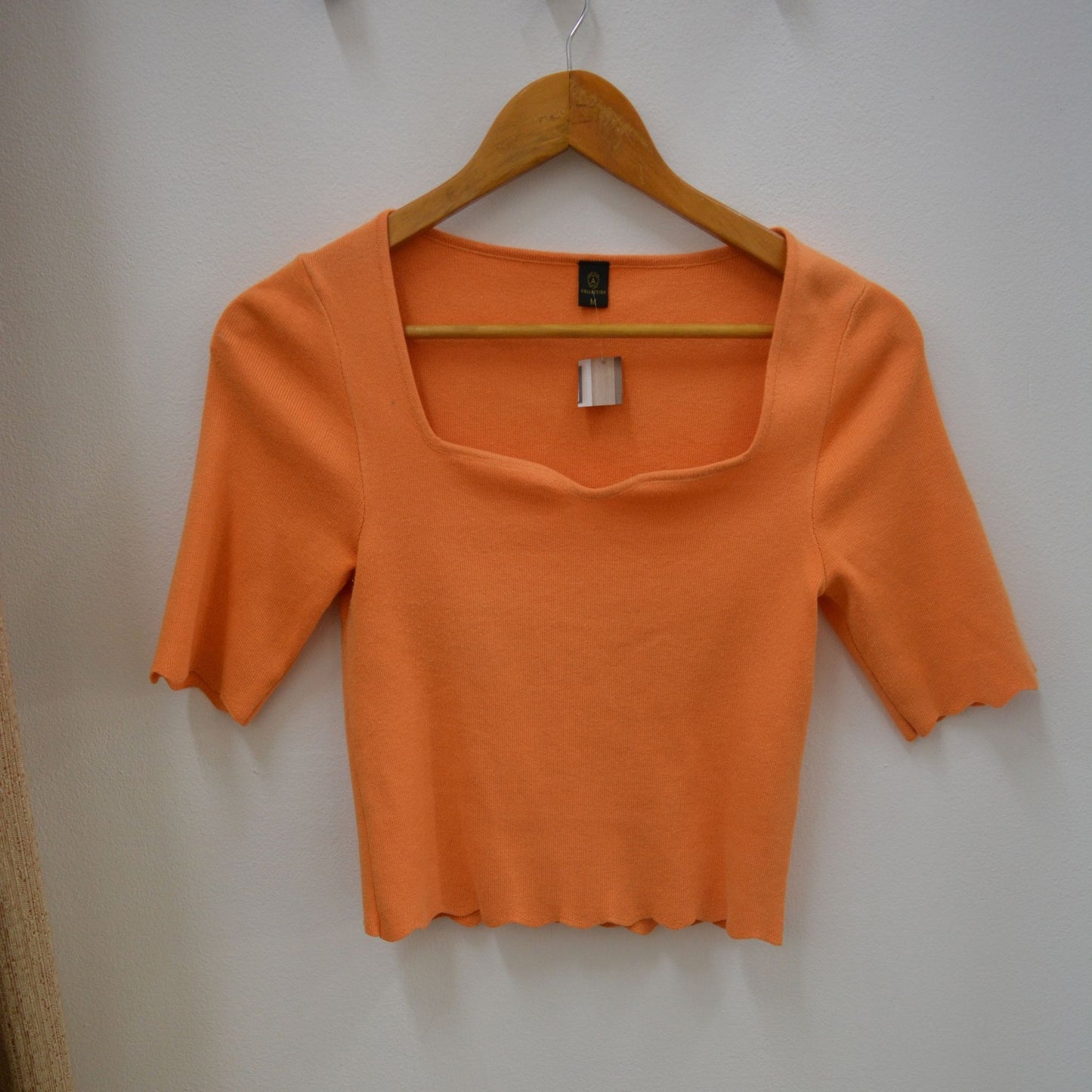 Crop top naranja