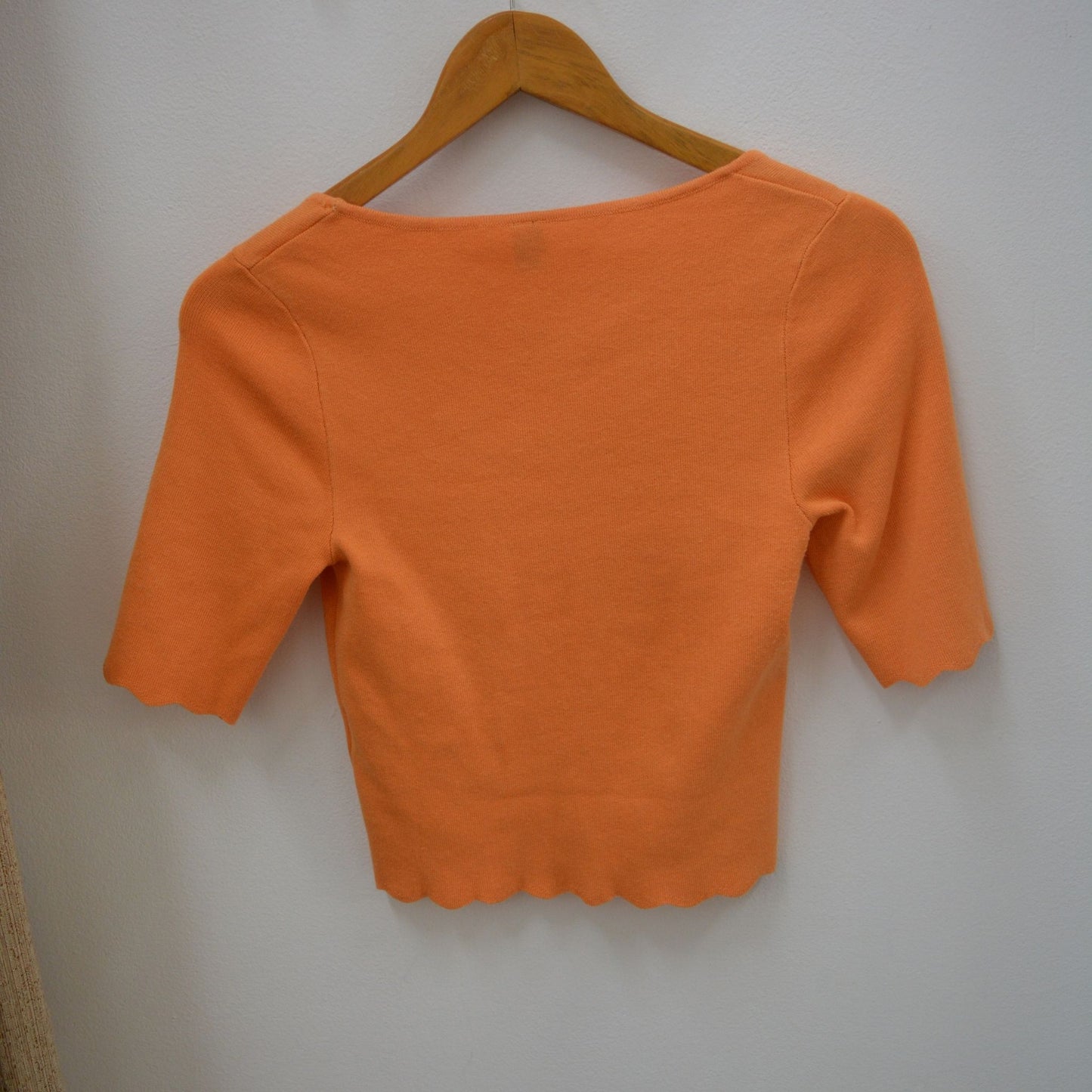 Crop top naranja